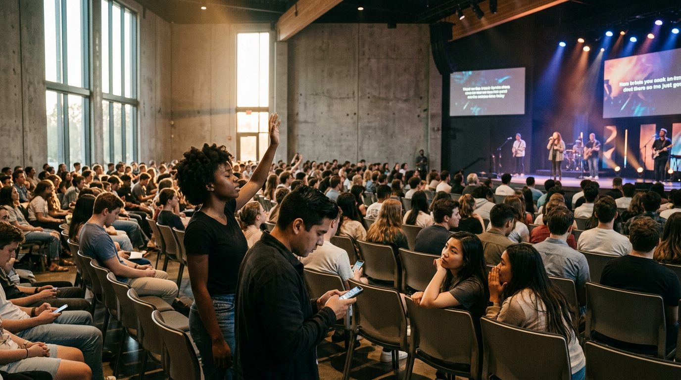 Gen Z Going to Church More While Saying the Bible Changes Them Less Matters Because Attendance and Formation Are No Longer the Same Metric
